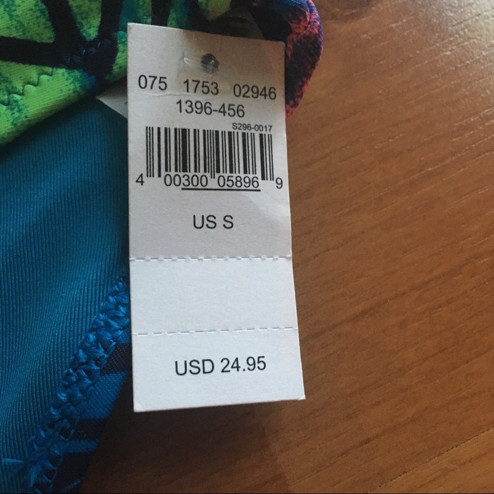 Aerie Blue Floral Bikini Bottoms - Picture 3 of 4